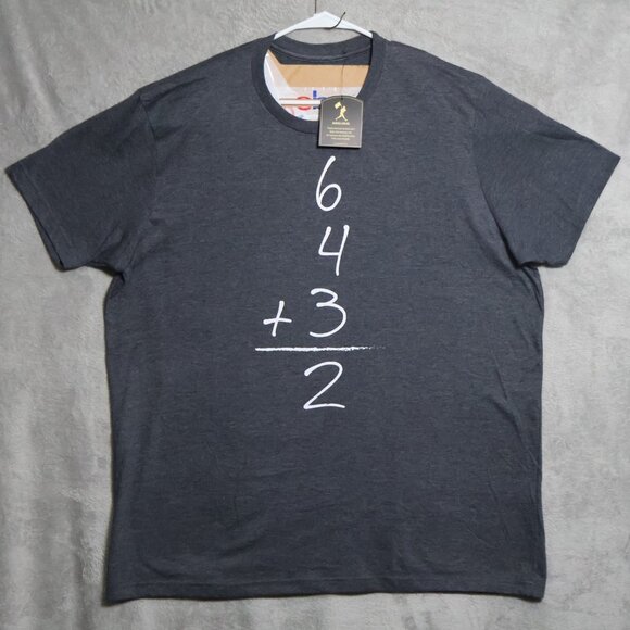 Baseballism 643 Double Play Shirt Mens 3XL Gray Graphic Tee Baseball MLB 6432 - Picture 1 of 10